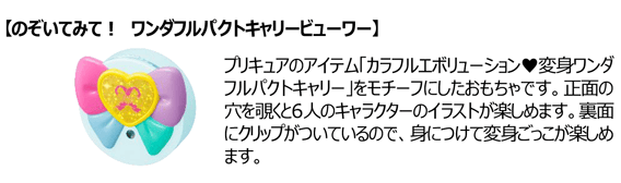 【のぞいてみて！ワンダフルパクトキャリービューワー】