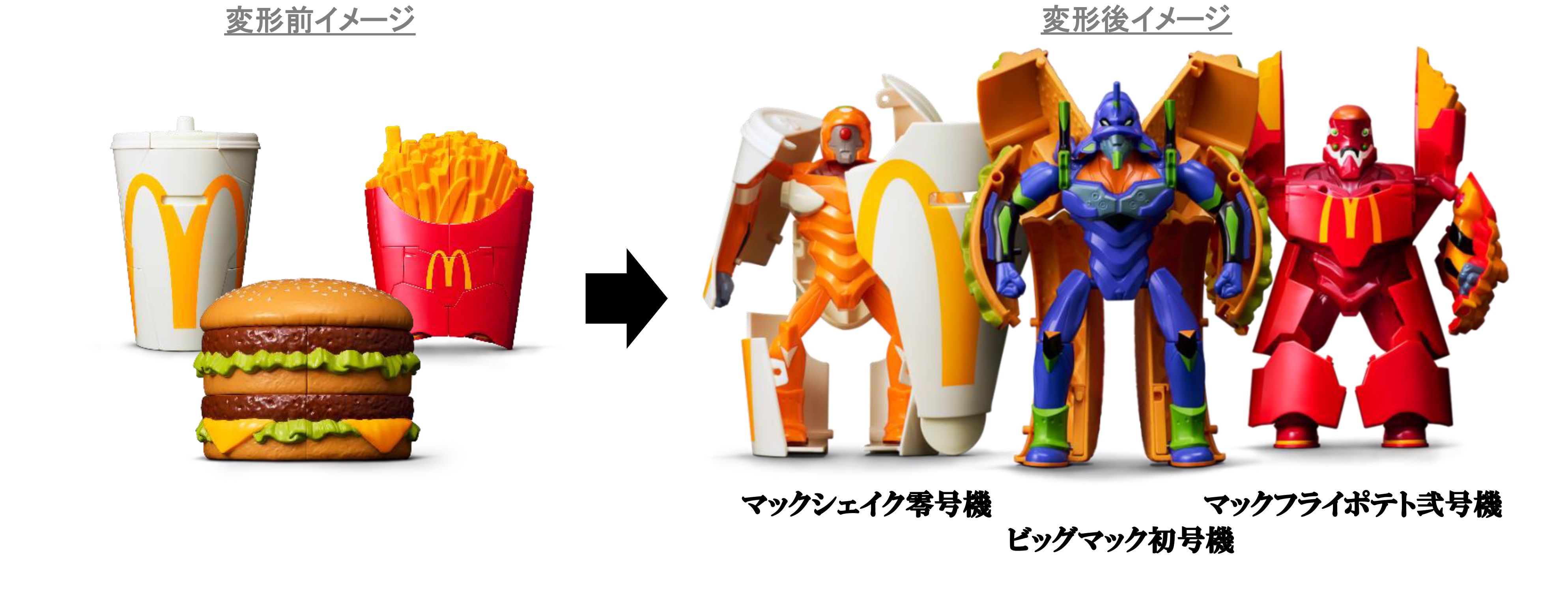 「マクドナルド×エヴァンゲリオン バリューセット フィギュア」